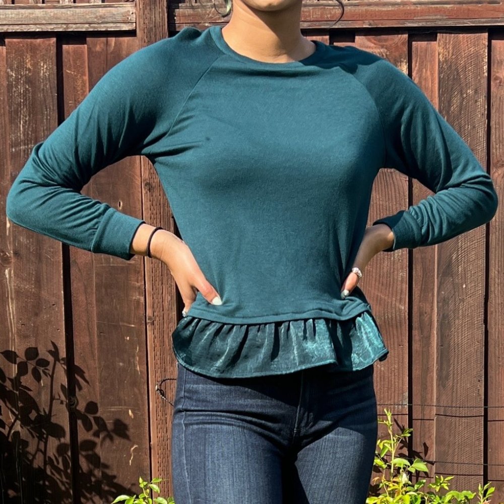 Green Formal Top